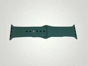Granny's Goods Green Silicone Watch Band 38/40mm Adjustable Durable Comfortable Water-Resistant Accessories for Casual Wear