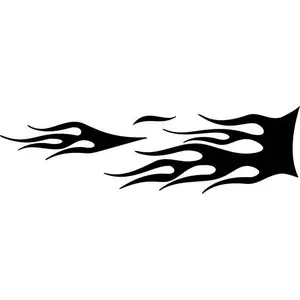 Sparks Flame Stencil