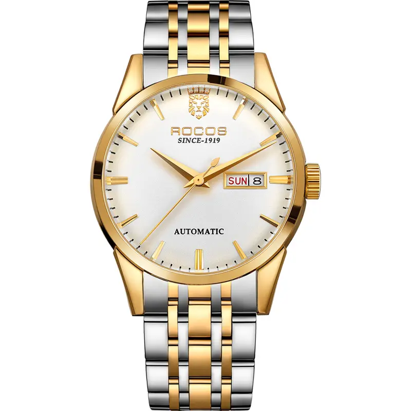 White face with steel strap