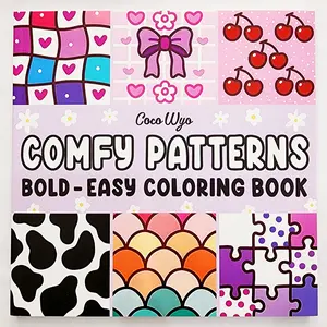 Comfy Patterns Coloring Book for Adults and Kids with Bold and Easy Designs Featuring Lovely Cozy Pattern and Mandala