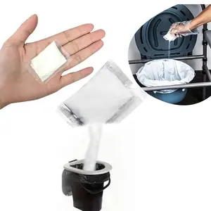Portable Fast Absorbing Toilet Powder, 1/5/10/25/50 Pieces, Outdoor Emergency Use, Camping Toilet Bowl, Travel-Friendly Gel