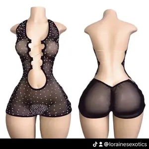 Glittered one piece