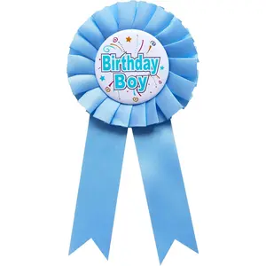 It's My Birthday Tinplate Badge - Black & White Happy Birthday Badge Pins for Women & Men - Party Decorations