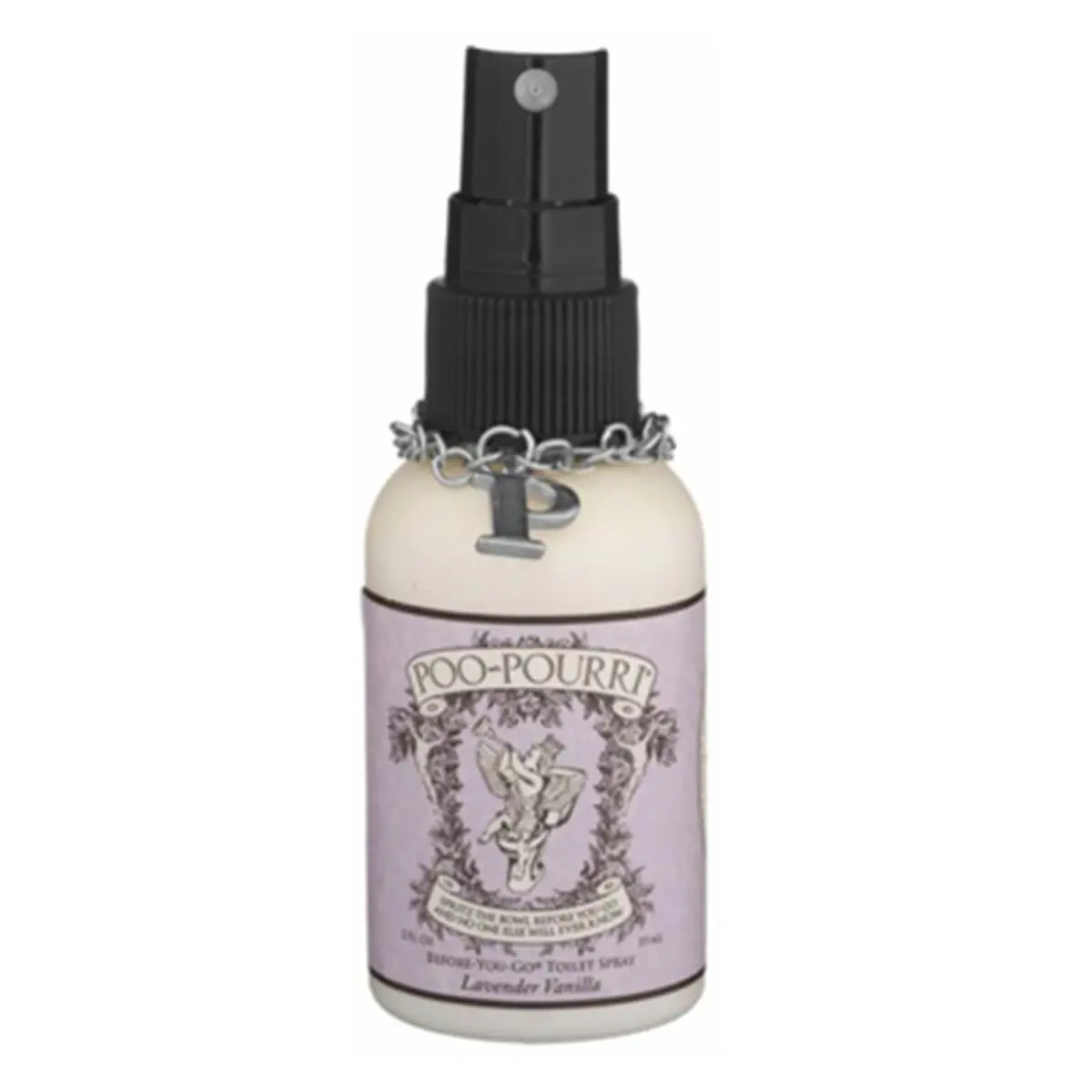 Poo-Pourri LV-002-CB 2 oz. Lavender Vanilla Essential Oil Bathroom Odor Eliminator Spray, Toilet Bowl Neutralizer with Protective Essential Oil Layer for Hunting, Outdoor Leisure, Home Scent, Single Bottle, Essential Oils
