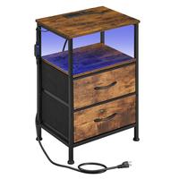 Rustic Brown-2 Drawers