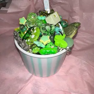 Green ice cream themed Jewelry Cup!