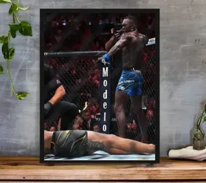 Israel Adesanya Bow Poster, Bow and Arrow UFC Poster, Free shipping, Alex Pereira, Wall Decor, Printable Art, Gift For Him Decoration Ornaments Room Artistic