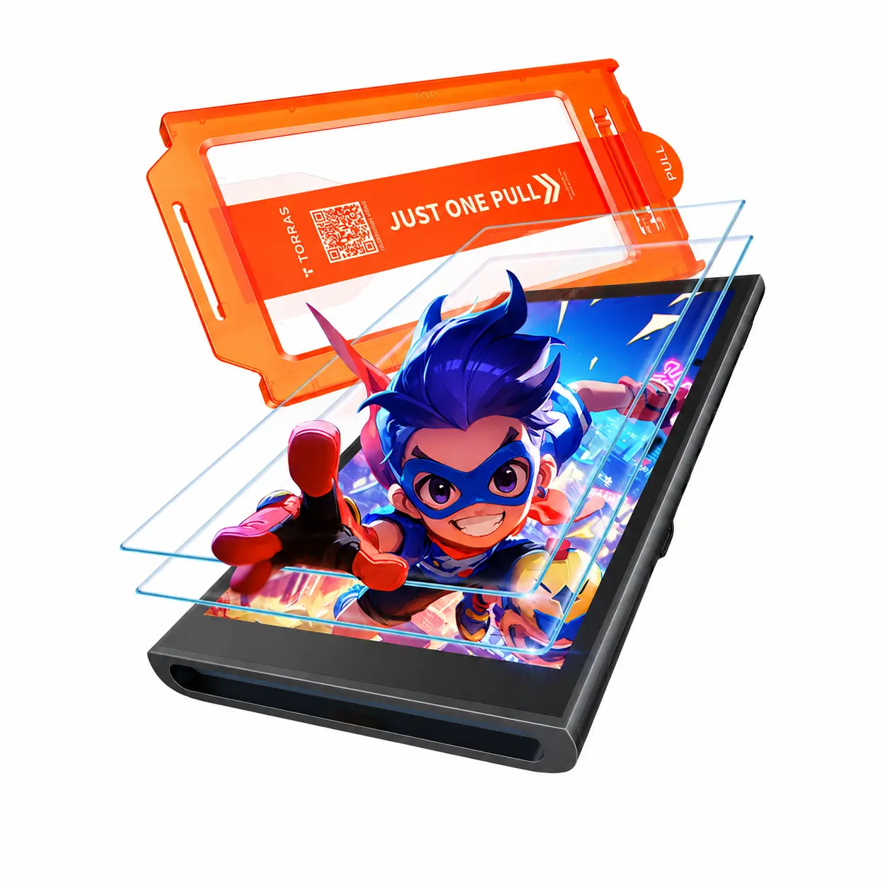 TORRAS UNBREAK Military-Grade for Nintendo Switch 2 Screen Protector 2025 [12Ft Shatterproof] [9H+ Aerospace Tempered Glass] Anti-Scratch Full Coverage Fit 7.9" 2-Pack