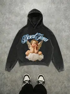 Emrg Graphic Hoodie, Casual Daily Wear, Pure Cotton Comfortable Fabric, Perfect Gift for Friends & Family, Ideal for Outdoor Use