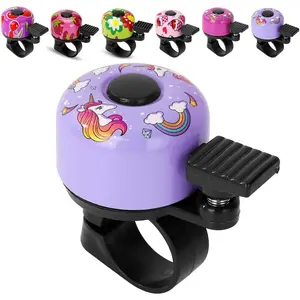 Bell - Bicycle Bell for  Boys Girls Adults | 120db Classic Mini Loud  Ring - Cool  Bell Design with Crisp Clear Sound for MTB,BMX,City ,Scooter -  Accessories