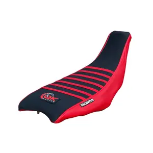 QK RACING compitible Honda TRX 250EX TRX 250 EX Premium Multi Grip Seat Cover 2006-2024 Durable Red & Black Design Secure Fit for Quad Riders