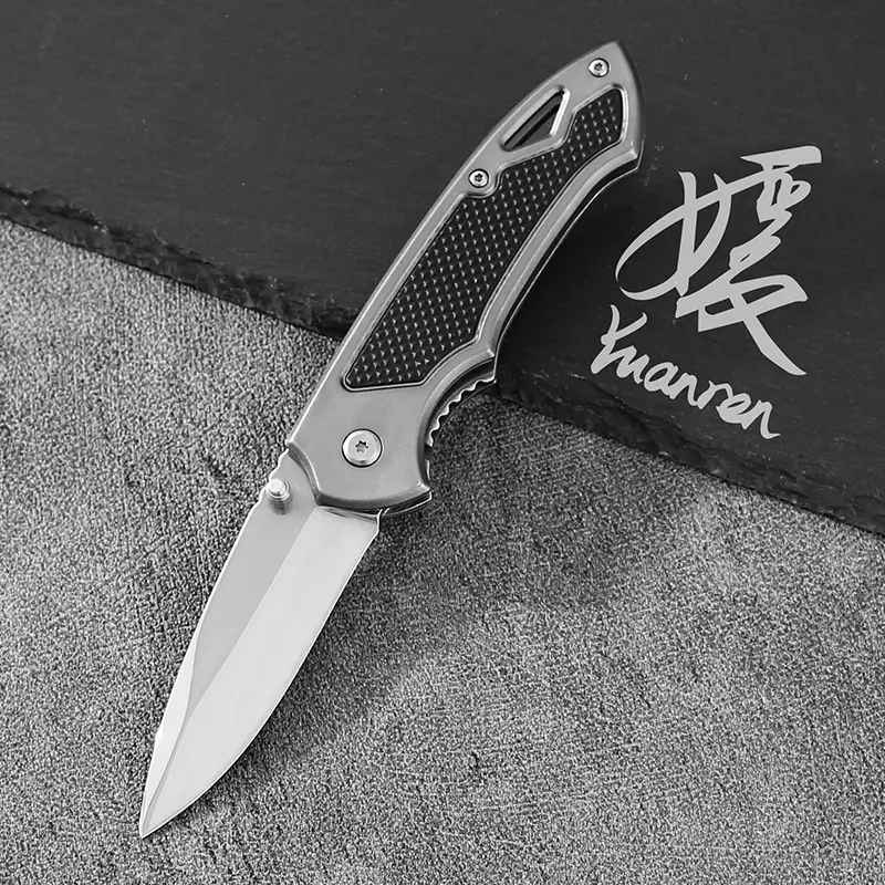 Mirror Finished Utility Kitchen Knife, 5Cr15 Stainless Steel Blade, G10 & Aluminium Alloy Handle, G10 Handle