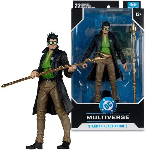 McFarlane Toys - DC Multiverse Starman (Jack Knight) 7" Scale Single Figurine, Display Collectible Accessory, 12 Years Above Age Recommendation [COLLECTIBLES], Action Statue, Tv/Movie Character