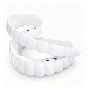 Daily Smile Care Whitening Strips 【3 Pairs】Snap-On Veneers Instant Visual LookEnhancer - No Pain Natural Look CosmeticTeeth Instant Smile Makeover
