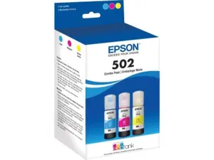 Epson T502 Multi-Color Ink Cartridges C/M/Y 3-Pack Epson T502 Multi-Color Ink Cartridges C/M/Y 3-Pack