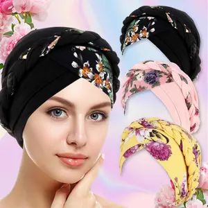 3 Pack Womens Printed Turban Hat Head Wraps Covers Chemo Cancer Beanies Cap Headwear 3 Pack Womens Printed Turban Hat Head Wraps Covers Chemo Cancer Beanies Cap Headwear