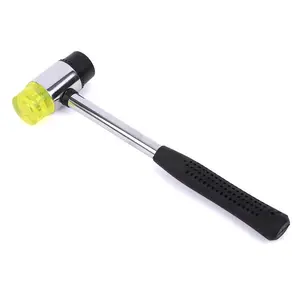 Large Rubber Mallet for Laminate Flooring Installation, Essential Tool for Floor Plank Installation with Recoil Hook and Impact Hammer