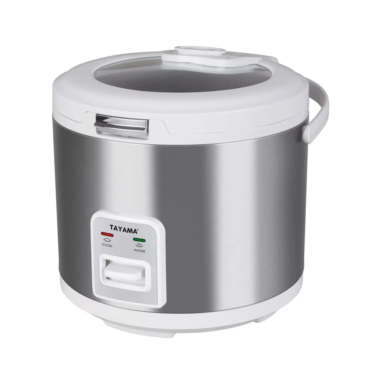 Tayama 20-Cup Automatic Rice Cooker & Warmer with Glass Lid, Multi-Functional for Cooking/Warming Needs