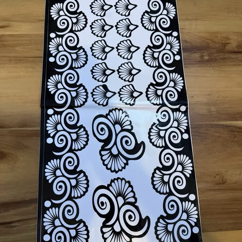 Henna Design Temporary Tattoo, Cosmetic Hydrating  Skin Types