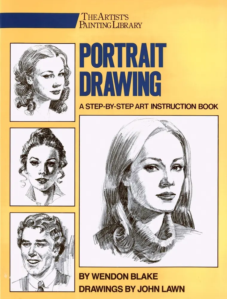 USED Book - Portrait Drawing: A Step-By-Step Art Instruction Book by Blake, Wendon (Paperback) - english