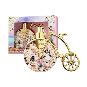 Delod  Bicycle Design Rose Perfume Eau de Parfum Spray for Women, Fruity, Floral & Woody Fragrance Notes, 0.85 oz/25 ml