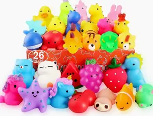 nobasco Squishies, 26 Pack Mochi Squishy Toys - Kawaii Cat Squishys Slow Rising Animals - Party Favors, Goodie Bag, Birthday Gifts, Mini Squishies Stress Reliever Toy