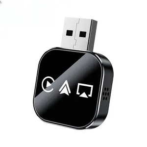 Wireless CarPlay Adapter with Mirror Link, Stable Connection, Plug & Play, Universal Compatibility, 3-in-1 Multi-Function