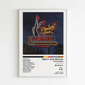 Treaty Oak Revival - Have A Nice Day Album Poster No Frame / Album Cover Poster / Music Gift / Music Wall Decor / Album Art