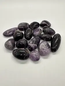 Dream Amethyst Tumbles - Healing Crystal for Emotional Balance & Protection - Amplifies Energies for Manifestation & Visualization
