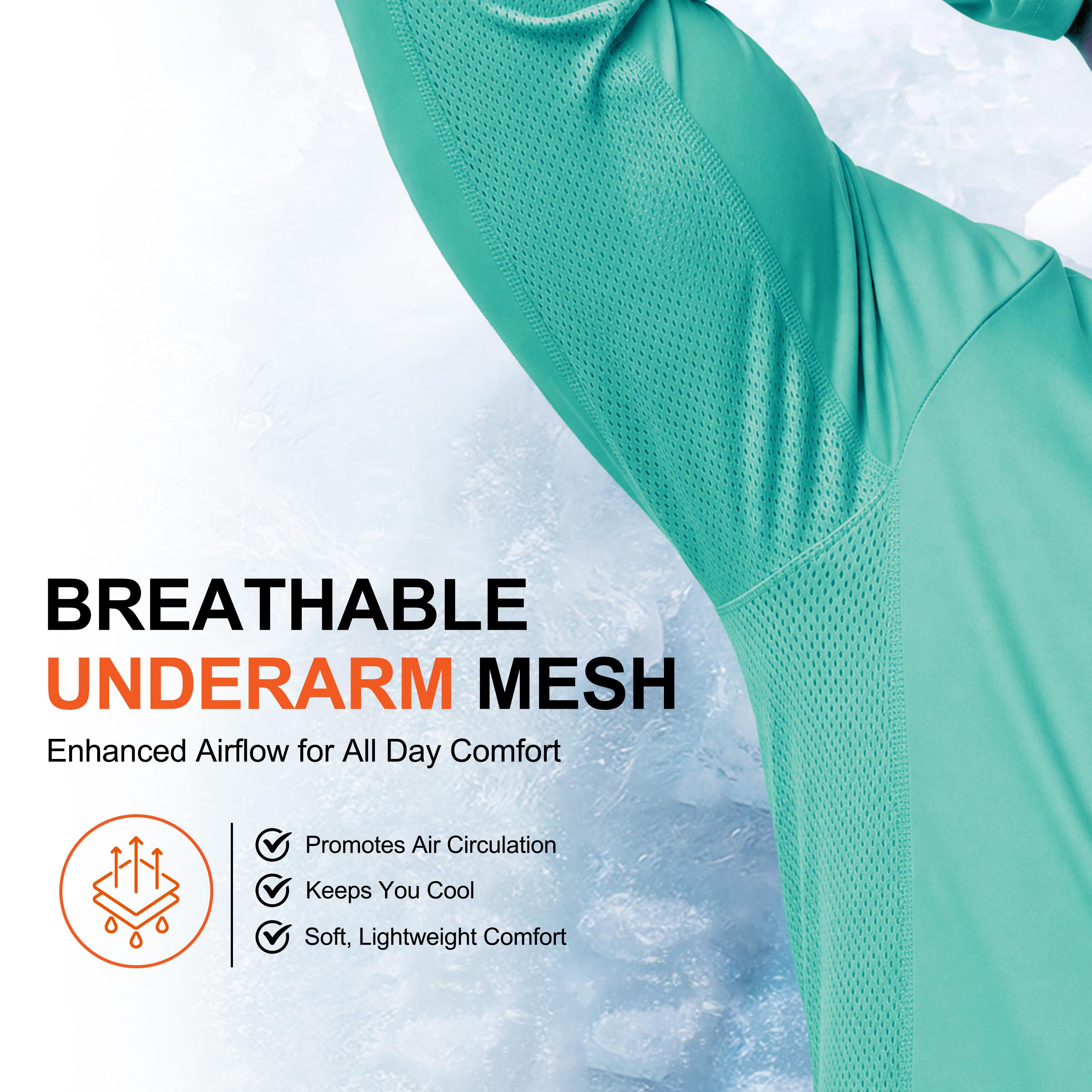 【FathersDayGift】RODEEL 961 Sun Shirts w/ UV Detection Logo Breathable Mesh Panel Men UPF 50+ Sun Protection Long Sleeves Sport T-Shirt Lightweight Quick Dry Moisture Wicking Breathable Activewear for Outdoor Fishing Boating Hiking Running SummerWins 【FathersDayGift】RODEEL 961 Sun Shirts w/ UV Detection Logo Breathable Mesh Panel Men UPF 50+ Sun Protection Long Sleeves Sport T-Shirt Lightweight Quick Dry Moisture Wicking Breathable Activewear for Outdoor Fishing Boating Hiking Running SummerWins
