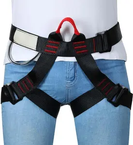 Safety Harness Climbing Belts, Safe Seat Belts for Tree Climbing Outdoor Training Caving Rock Climbing Rappelling Equip, Half Body belt for Women Men