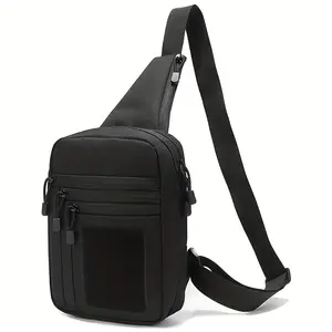 Outdoor Concealed Carry Shoulder Bag for Pistols - Chest Pack / Sports Crossbody Bag