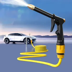 High Pressure Car Wash Water Gun, Multifunctional Car Wash Sprayer with Long Spray Nozzle, Durable Plastic Body Water Sprayer for Car, RV, Garden & Flower Cleaning