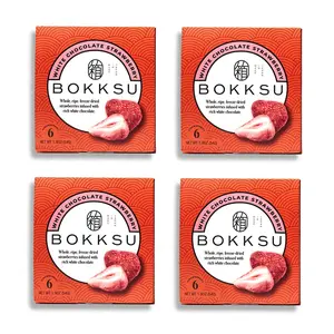 Bokksu White Strawberry 6-Piece Box (4-Pack)