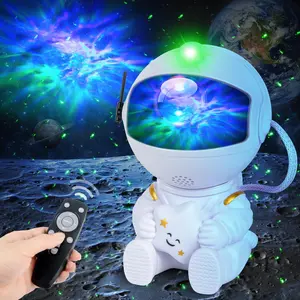 Astronaut Galaxy Projector Star Night Light Nebula Remote Control Space Buddy Lamp for Bedroom Gifts Children Adults