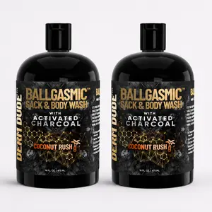 BallGasmic Ball Wash with Activated Charcoal 16oz 1pack & 2pack