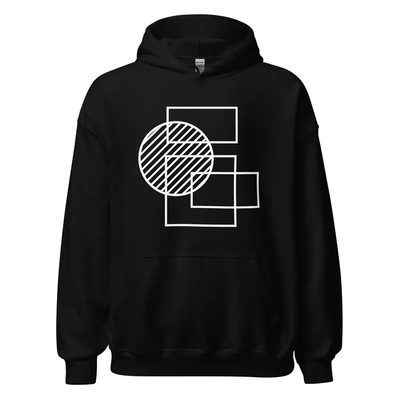 Abstract Print Adult Hoodie 0