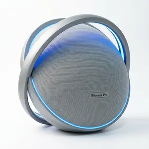 IX-123Premium Fabric & Metal LED Speaker Indoor Outdoor Stereo Heavy Bass