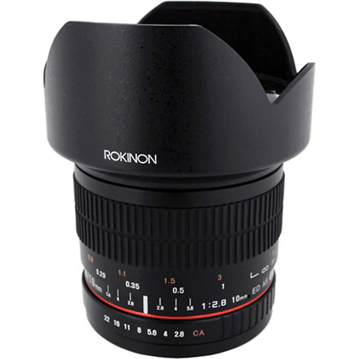 Rokinon 10mm f/2.8 ED AS NCS CS Durable Prime Wide-Angle Lens for Sony E Mount - APS-C Sensor, ED Elements, Manual Focus, NEX Mirrorless Camera Compatible
