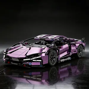 1341pcs Super Car Building Blocks, Model Car Kit, Concept Racing Vehicle Model, Desktop Decoration, Car Enthusiast Collection, Birthday Gift