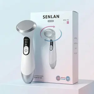 SENLAN Hot & Cold Eye Relaxer – Portable Heated & Cooling Eye Relaxer Device for Eye Strain Relief, Reduce Dark Circles & Puffy Eyes, Relaxing Eye Spa Self Care Gift for Women & Men