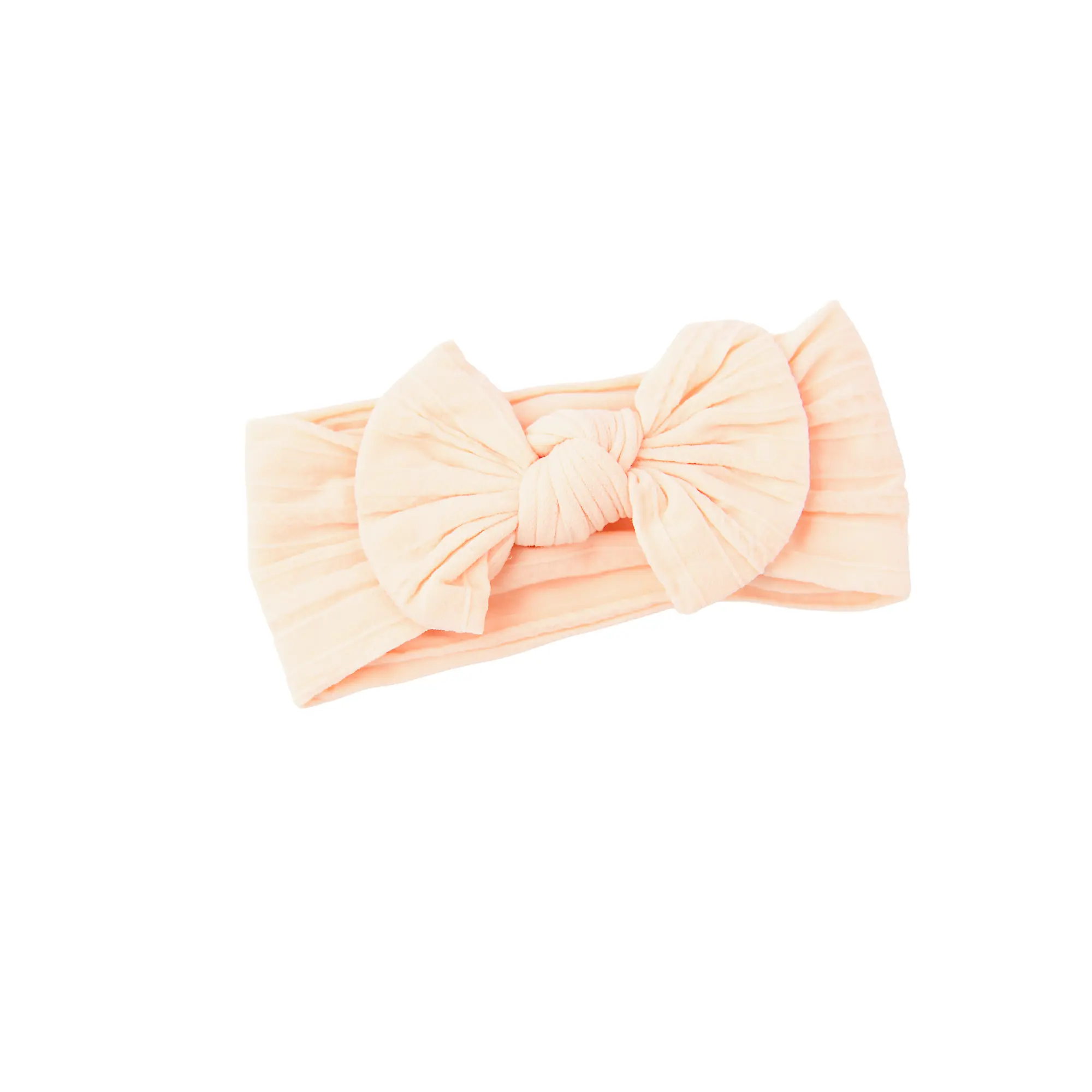 Peach SOFT NYLON ELASTIC HEADBAND