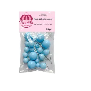 FOAM BALL CAKE TOPPER 20 PZ