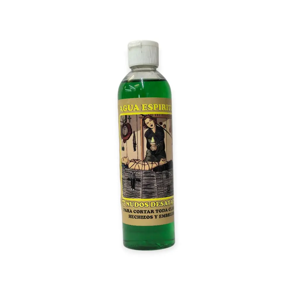 7 Knots Untied Spiritual Water for Cleansing Rituals - Scented to Break Spells & Cut Ties, External Use Only, 16oz Single Bottle