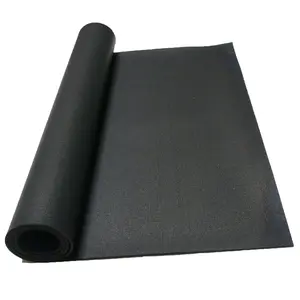 Rubber-Cal Recycled Rubber Flooring Rolls - 1/4in Thick
