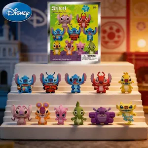 Disney Stitch 3D Keychain Blind Bag 1PC Officially Licensed Mystery Anime Figure Keyring PVC Blind Box Backpack Charm Perfect for Collectors