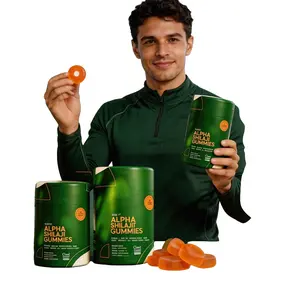 Alpha 10-in-1 Shilajit Gummies 4000mg Per Serving - KSM-66 Ashwagandha, Tongkat Ali, Maca - Zero Sugar Energy & Focus Supplement - Vegan, Individually Wrapped - 60 Count (30-Day Supply) - 2026 New Year Edition