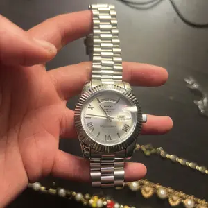 NIBOSI Men's Luxury Dress Watch 40mm rose gold Dial  Stainless Steel Band Rotating Quartz Analog Waterproof Luminous Big Face Boss Wrist Watch