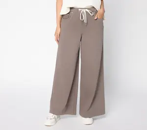 Carla Rockmore Collection Petite Pull-On Knit Denim Jeans- Color