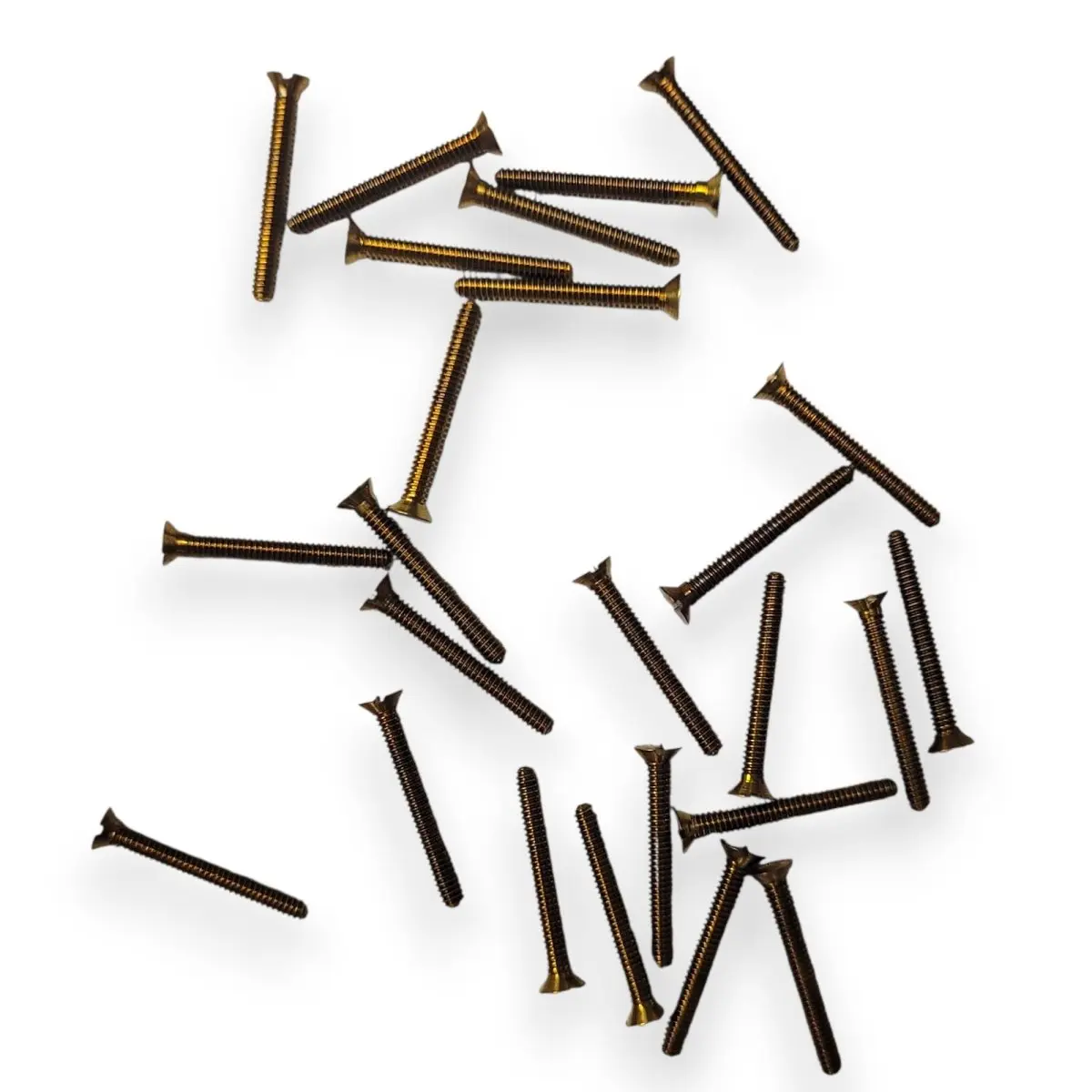 Flat Head Screws, 2-56 x 1/8" Package of 25